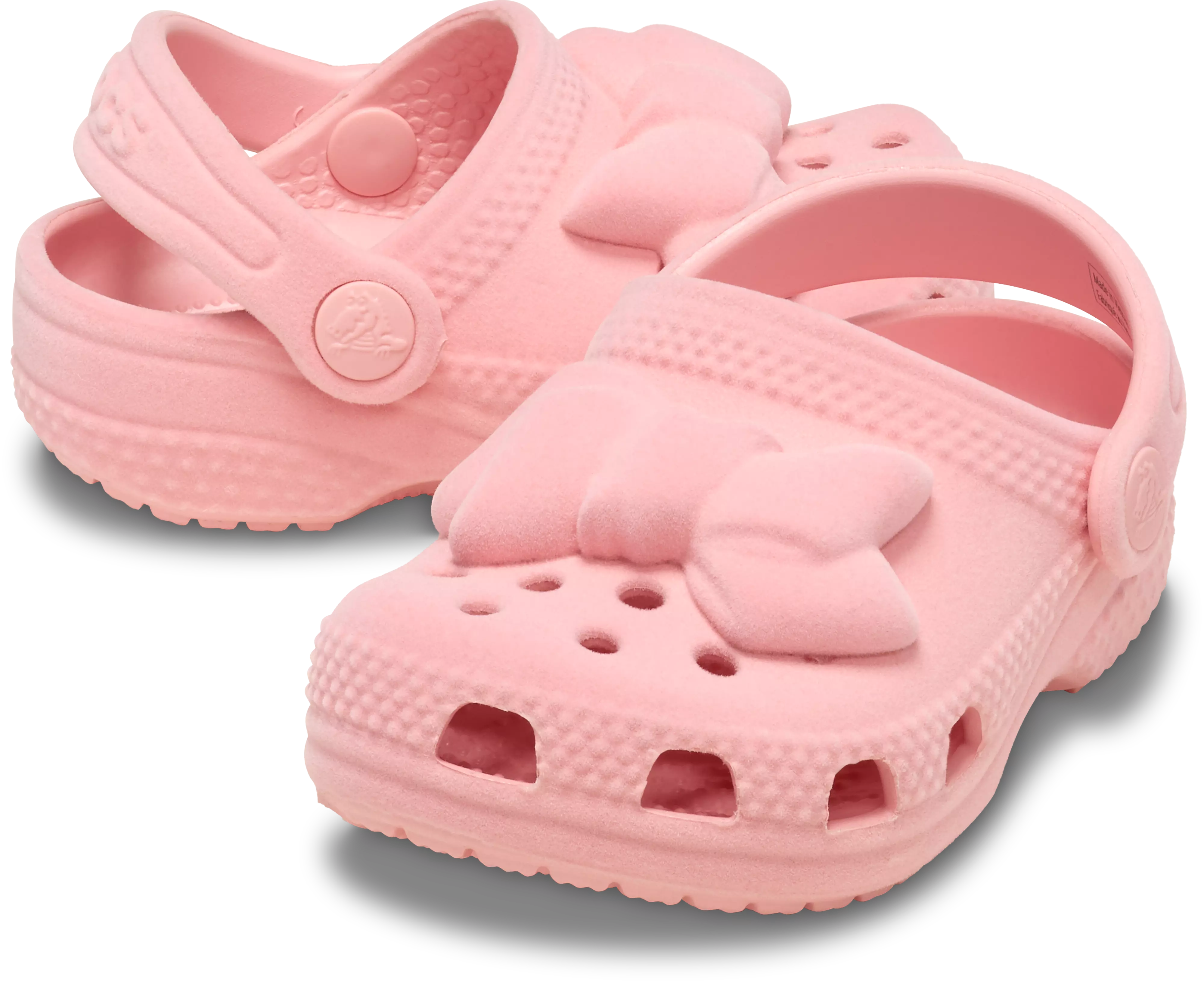 Crocs Classic Velvet "Pink" Toddler Girls' Clog - PINK