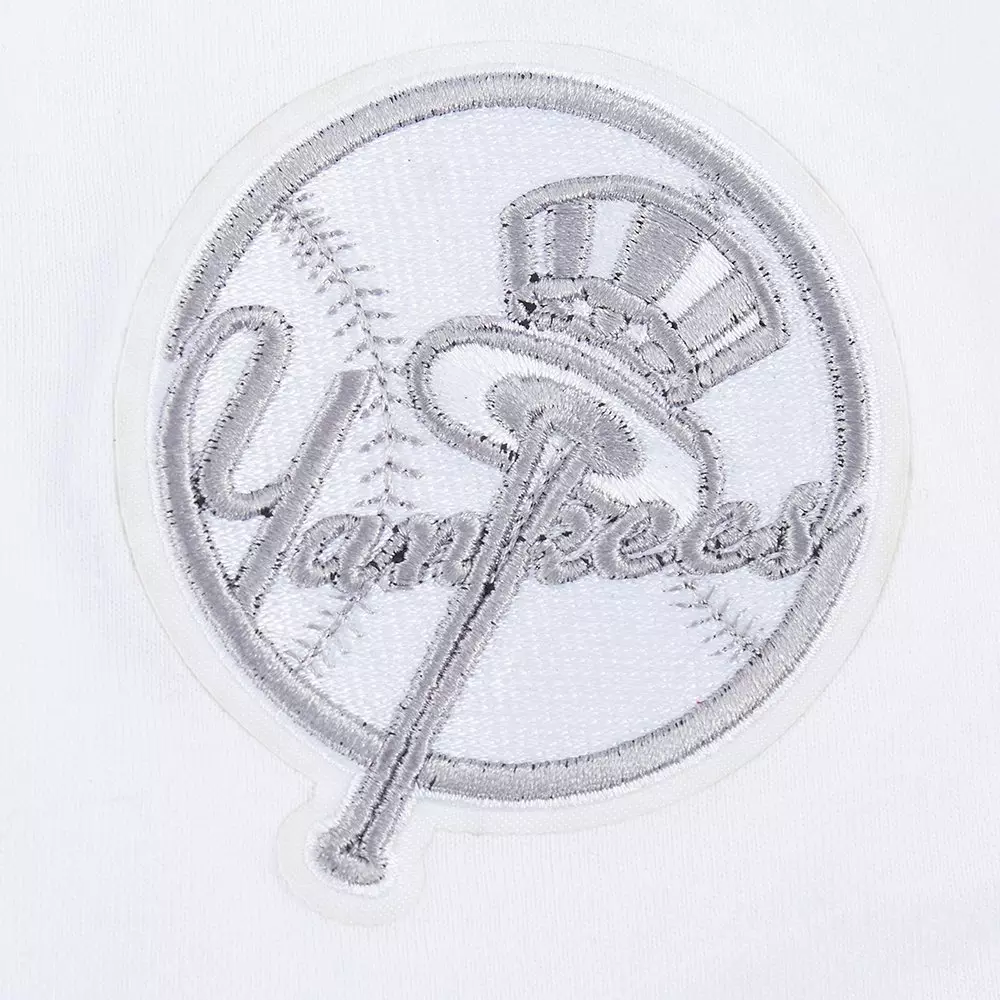 Pro Standard Youth New York Yankees Cement Tee-White/Grey - WHITE/GREY