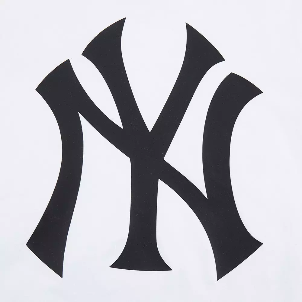 Pro Standard Youth New York Yankees Cement Tee-White/Grey - WHITE/GREY