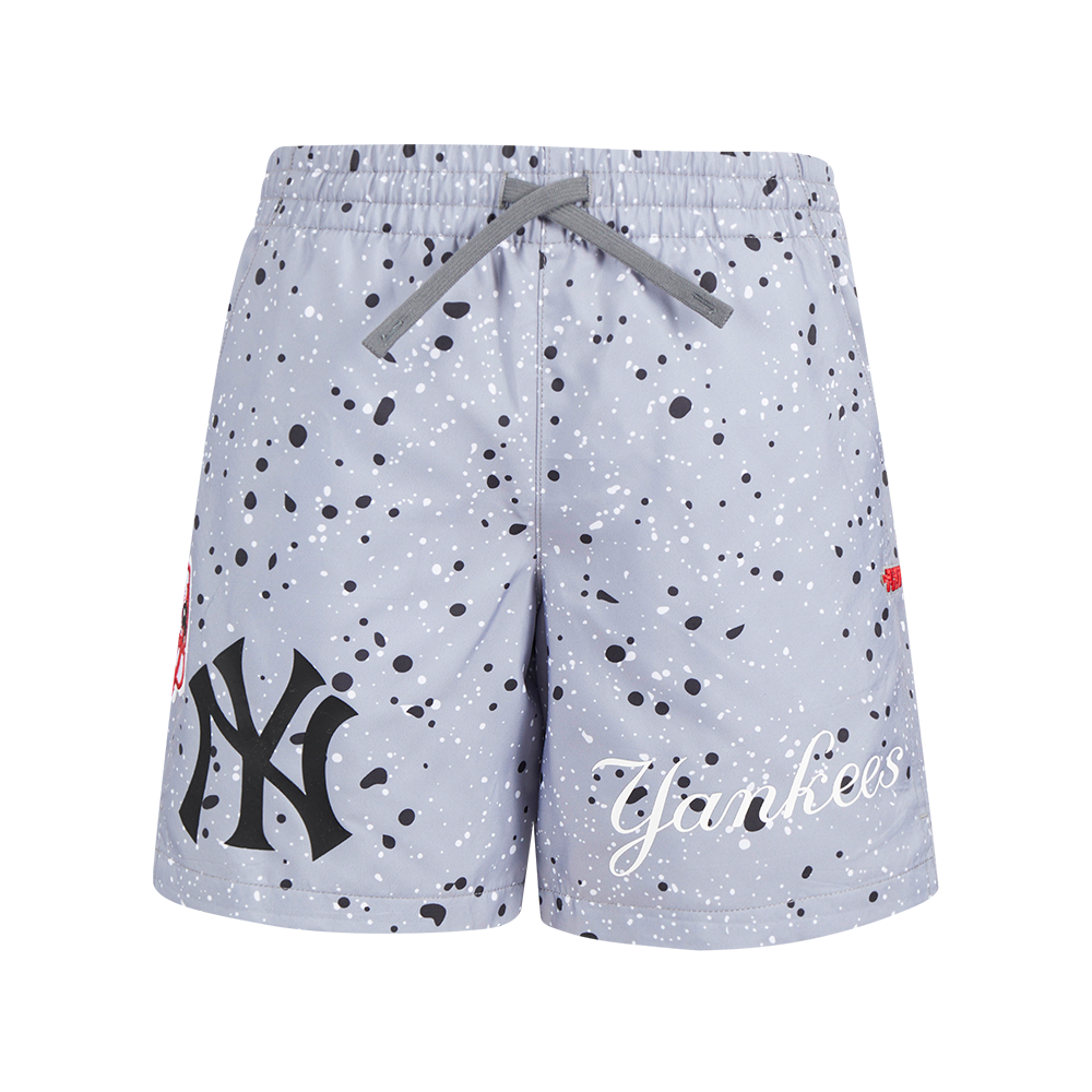 Pro Standard Youth New York Yankees Cement Shorts-White/Grey