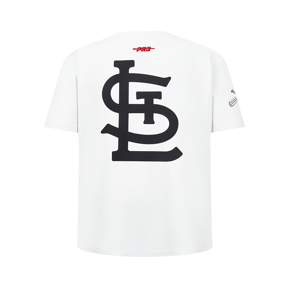 Pro Standard Youth St. Louis Cardinals Cement Tee-White/Grey