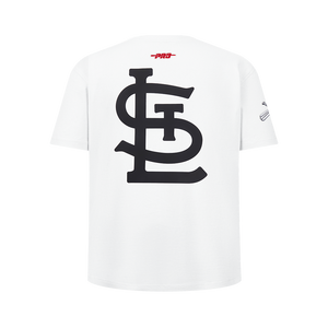 Pro Standard Youth St. Louis Cardinals Cement Tee-White/Grey