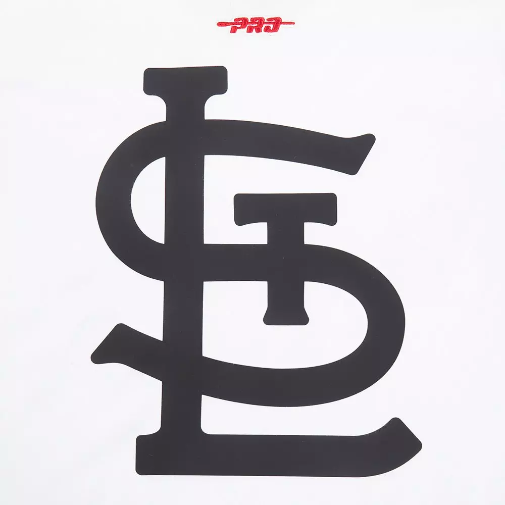 Pro Standard Youth St. Louis Cardinals Cement Tee-White/Grey - WHITE/GREY