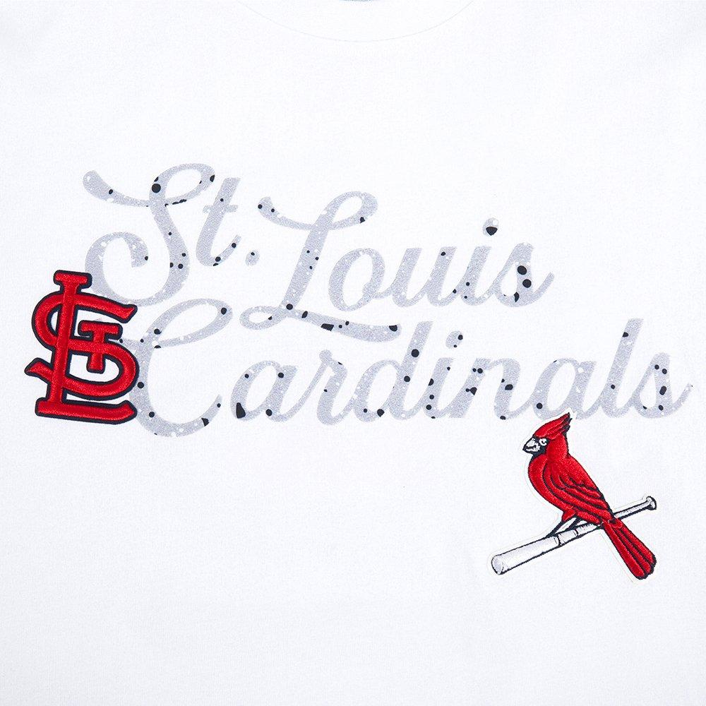 Pro Standard Youth St. Louis Cardinals Cement Tee-White/Grey