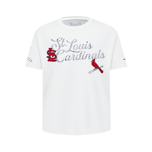 Pro Standard Youth St. Louis Cardinals Cement Tee-White/Grey