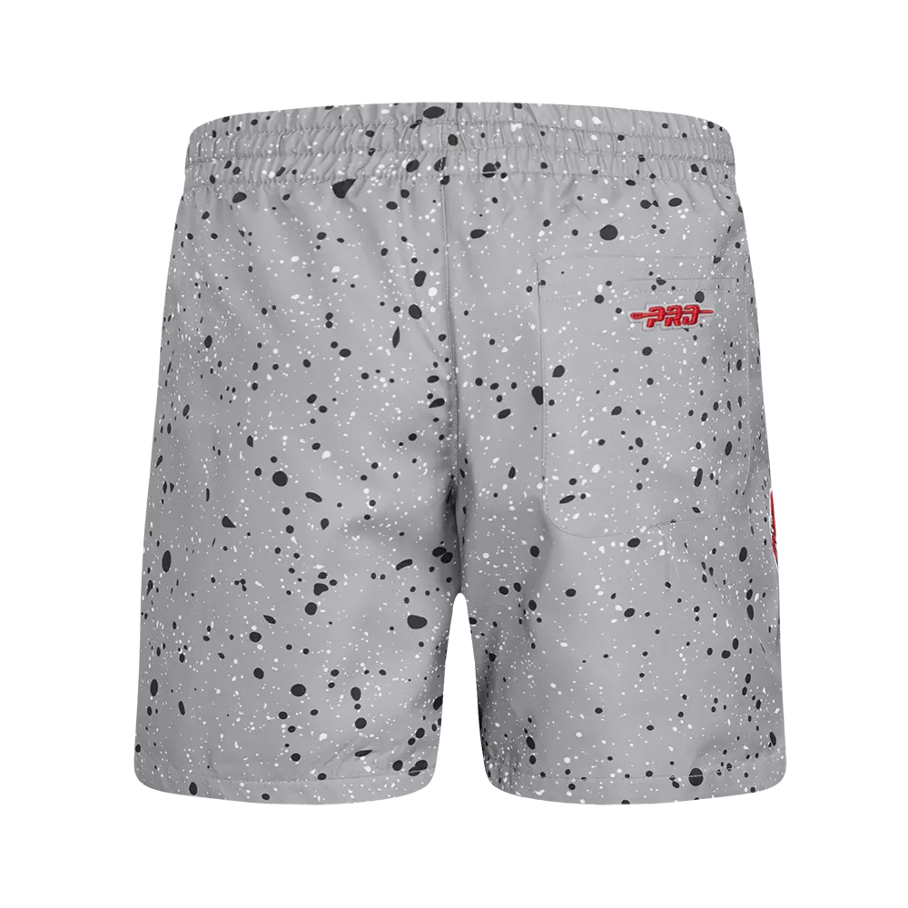 Pro Standard Youth St. Louis Cardinals Cement Shorts-White/Grey - WHITE/GREY