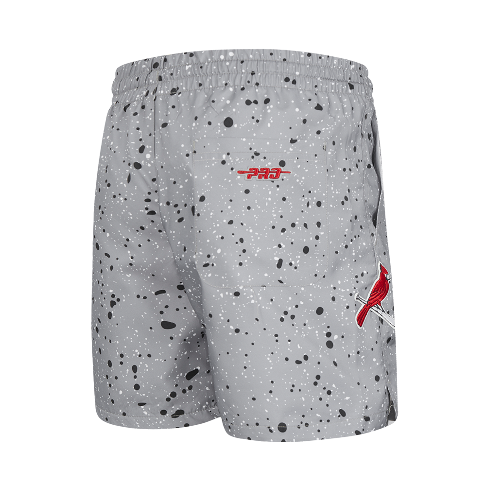 Pro Standard Youth St. Louis Cardinals Cement Shorts-White/Grey