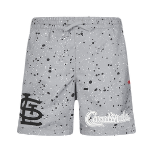 Pro Standard Youth St. Louis Cardinals Cement Shorts-White/Grey