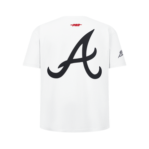 Pro Standard Youth Atlanta Braves Cement Tee-White/Grey