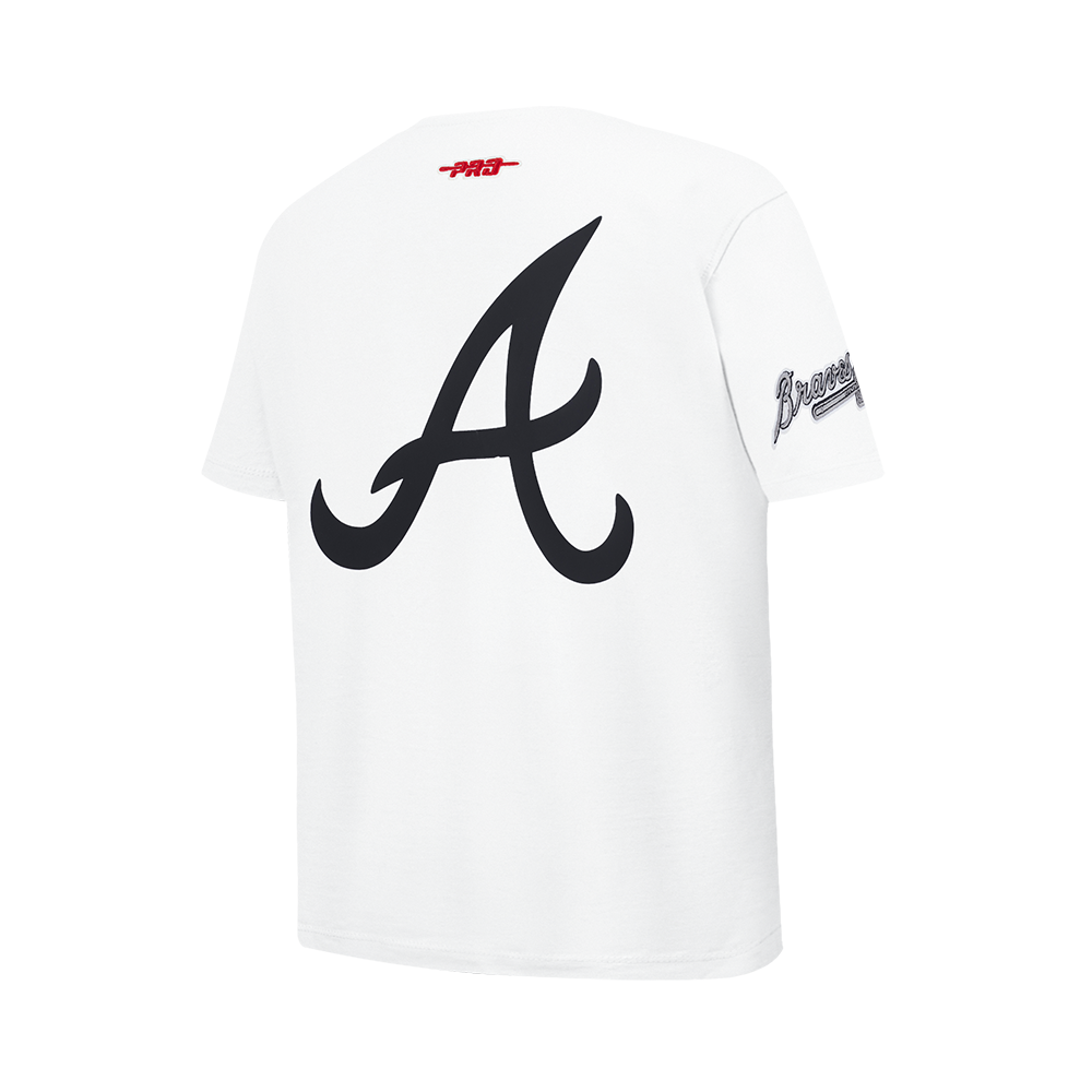 Pro Standard Youth Atlanta Braves Cement Tee-White/Grey