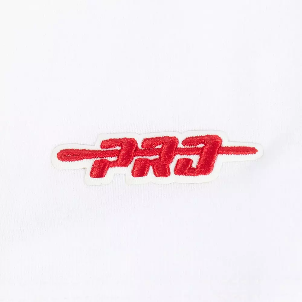 Pro Standard Youth Atlanta Braves Cement Tee-White/Grey - WHITE/GREY