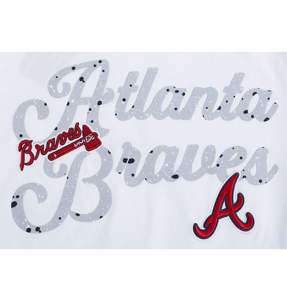 Pro Standard Youth Atlanta Braves Cement Tee-White/Grey