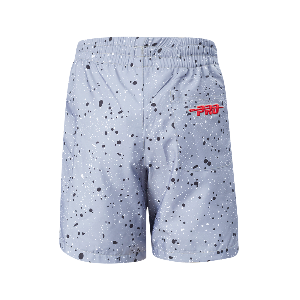 Pro Standard Youth Atlanta Braves Cement Shorts-White/Grey
