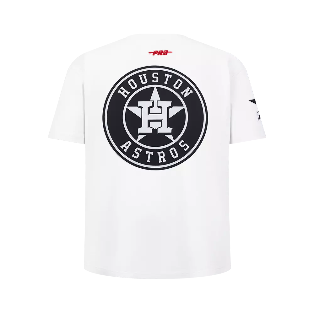 Pro Standard Youth Houston Astros Cement Tee-White/Grey - WHITE/GREY