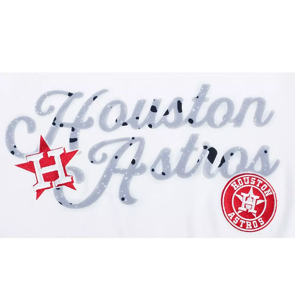 Pro Standard Youth Houston Astros Cement Tee-White/Grey - WHITE/GREY