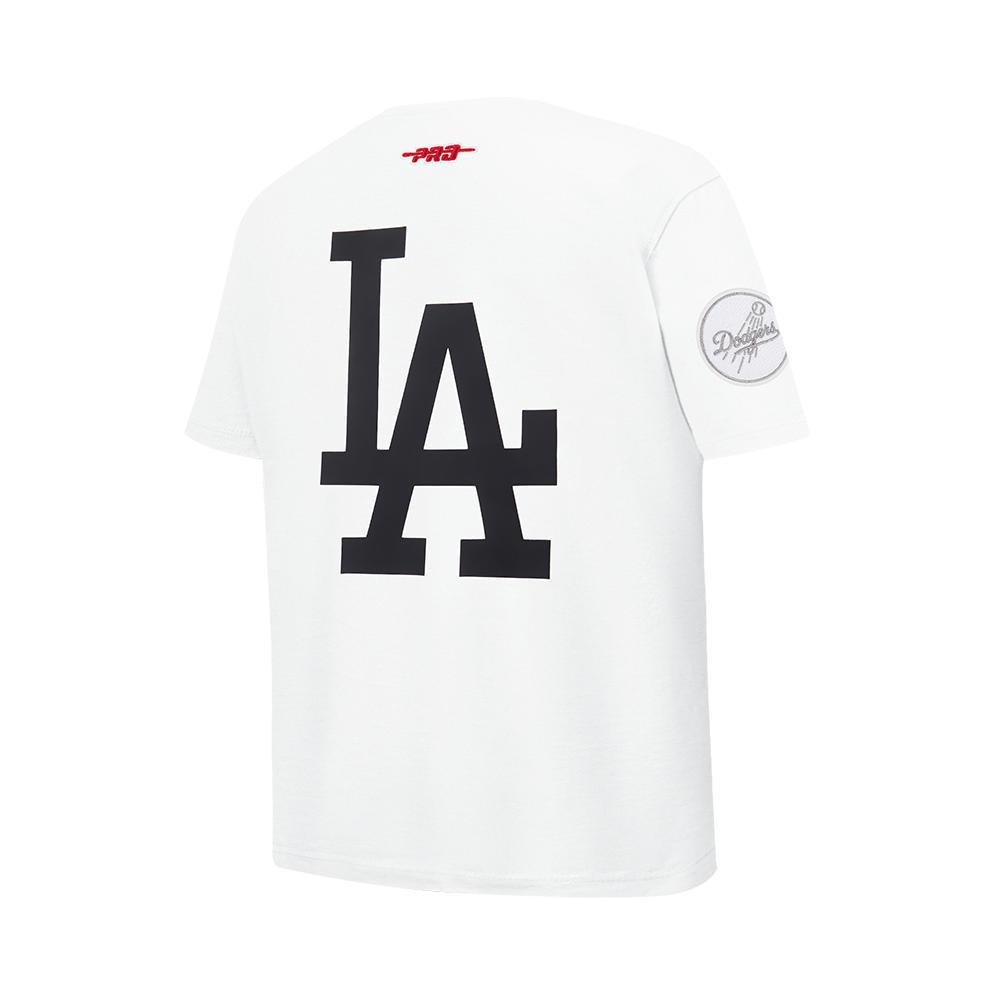 Pro Standard Youth Los Angeles Dodgers Cement Tee-White/Grey