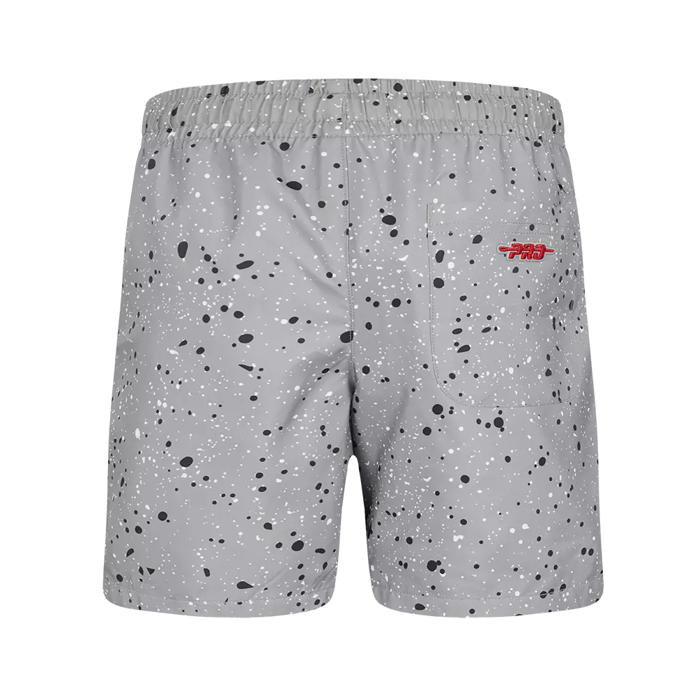 Pro Standard Youth Los Angeles Dodgers Cement Shorts-White/Grey - WHITE/GREY