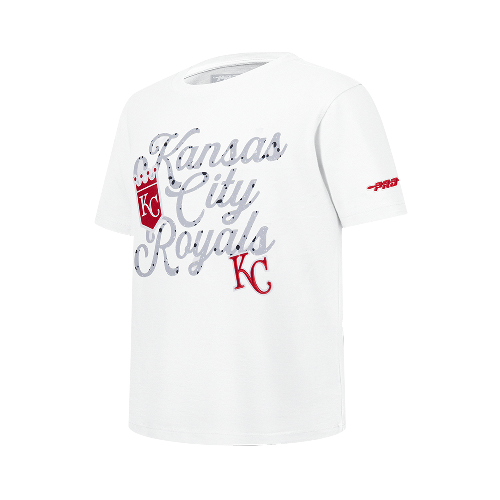 Pro Standard Youth Kansas City Royals Cement Tee-White/Grey