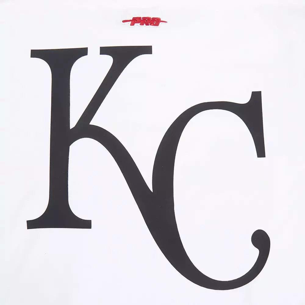 Pro Standard Youth Kansas City Royals Cement Tee-White/Grey - WHITE/GREY