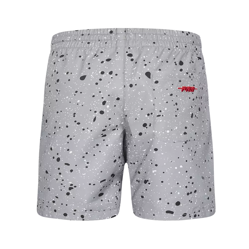 Pro Standard Youth Kansas City Royals Cement Shorts-White/Grey - WHITE/GREY