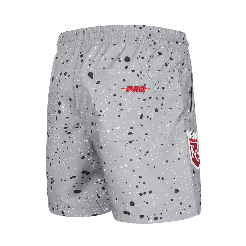 Pro Standard Youth Kansas City Royals Cement Shorts-White/Grey