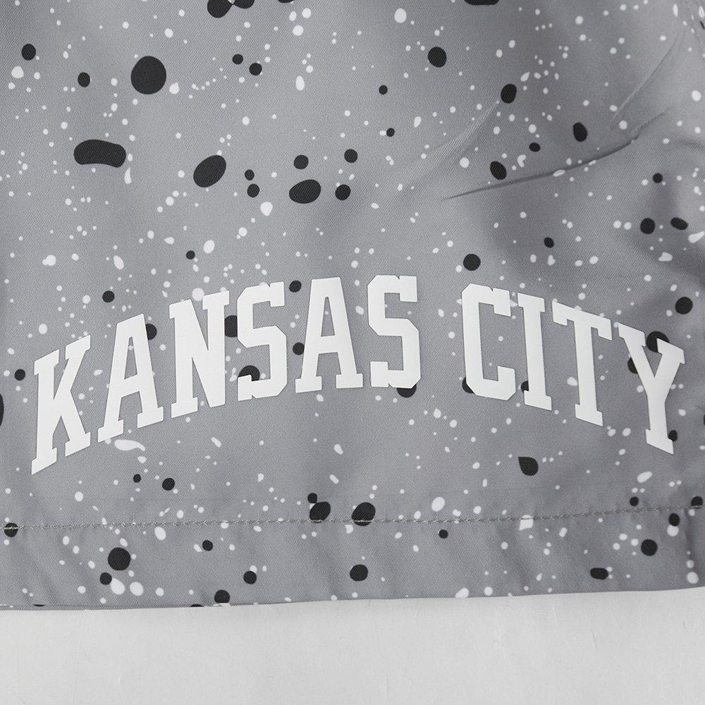 Pro Standard Youth Kansas City Royals Cement Shorts-White/Grey