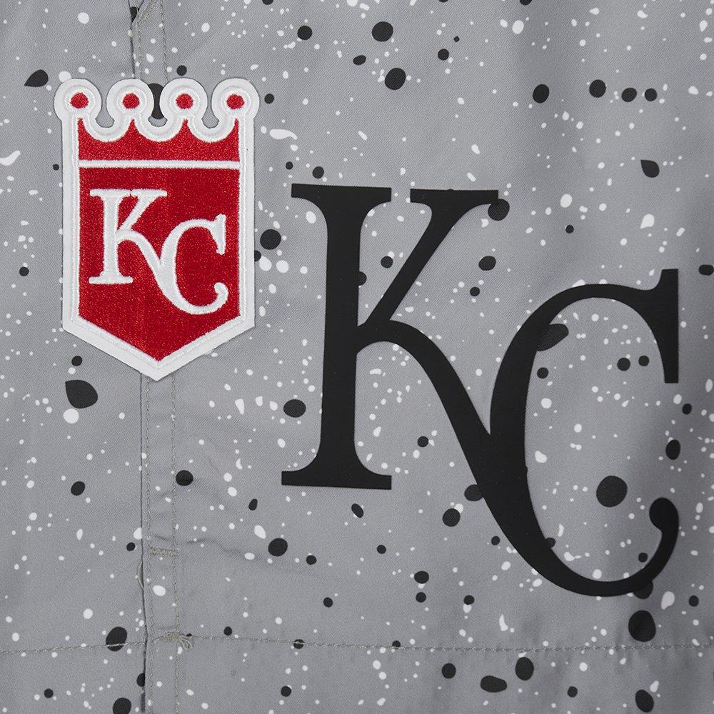 Pro Standard Youth Kansas City Royals Cement Shorts-White/Grey