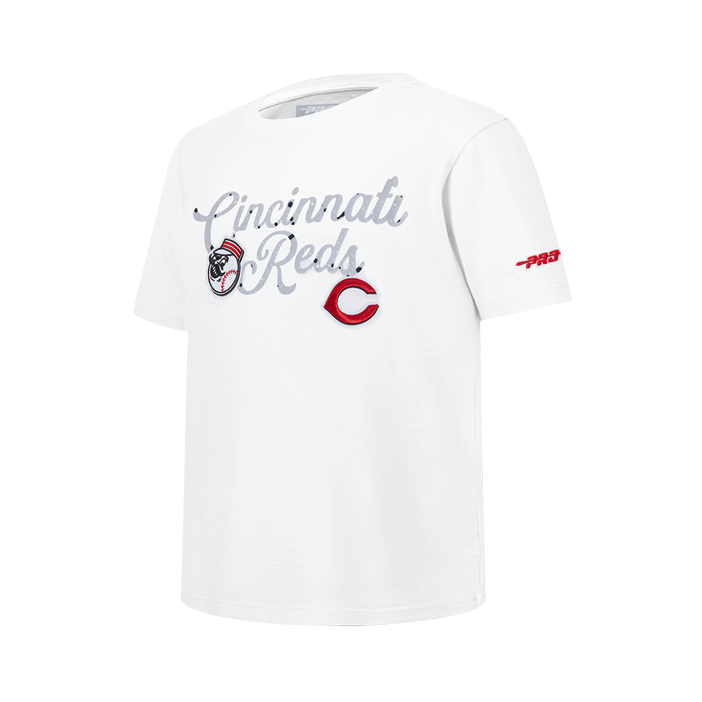 Pro Standard Youth Cincinnati Reds Cement White/Grey Tee