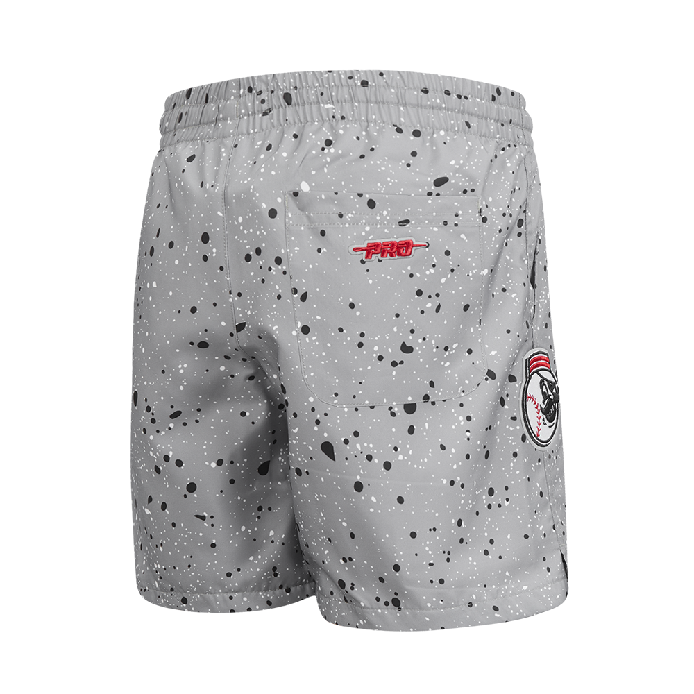 Pro Standard Youth Cincinnati Reds Cement Shorts-White/Grey