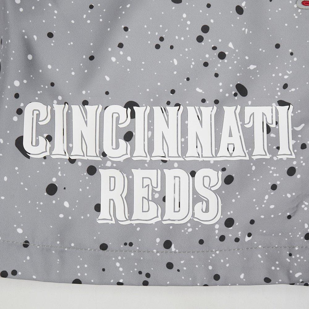 Pro Standard Youth Cincinnati Reds Cement Shorts-White/Grey