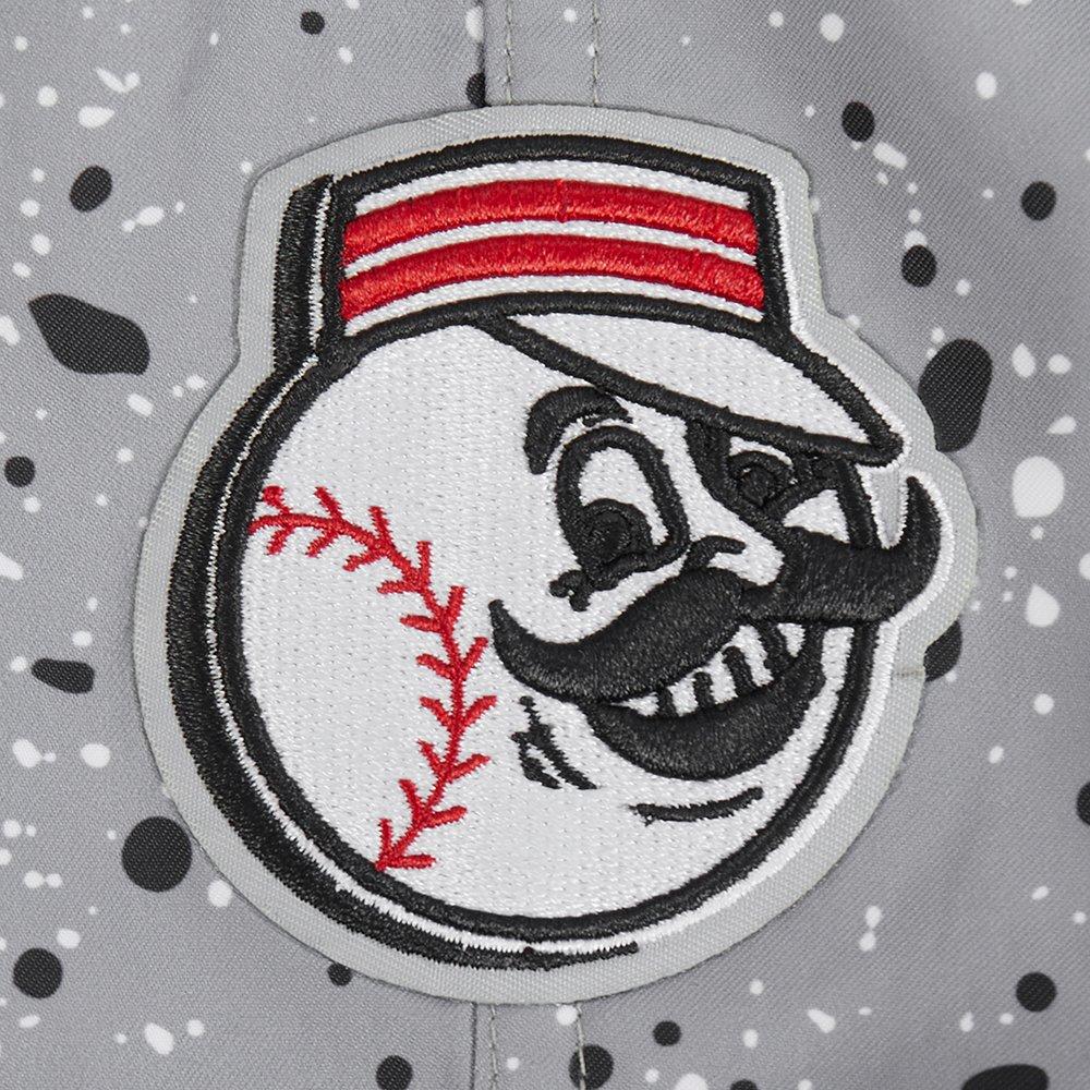 Pro Standard Youth Cincinnati Reds Cement Shorts-White/Grey