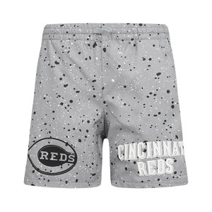 Pro Standard Youth Cincinnati Reds Cement Shorts-White/Grey