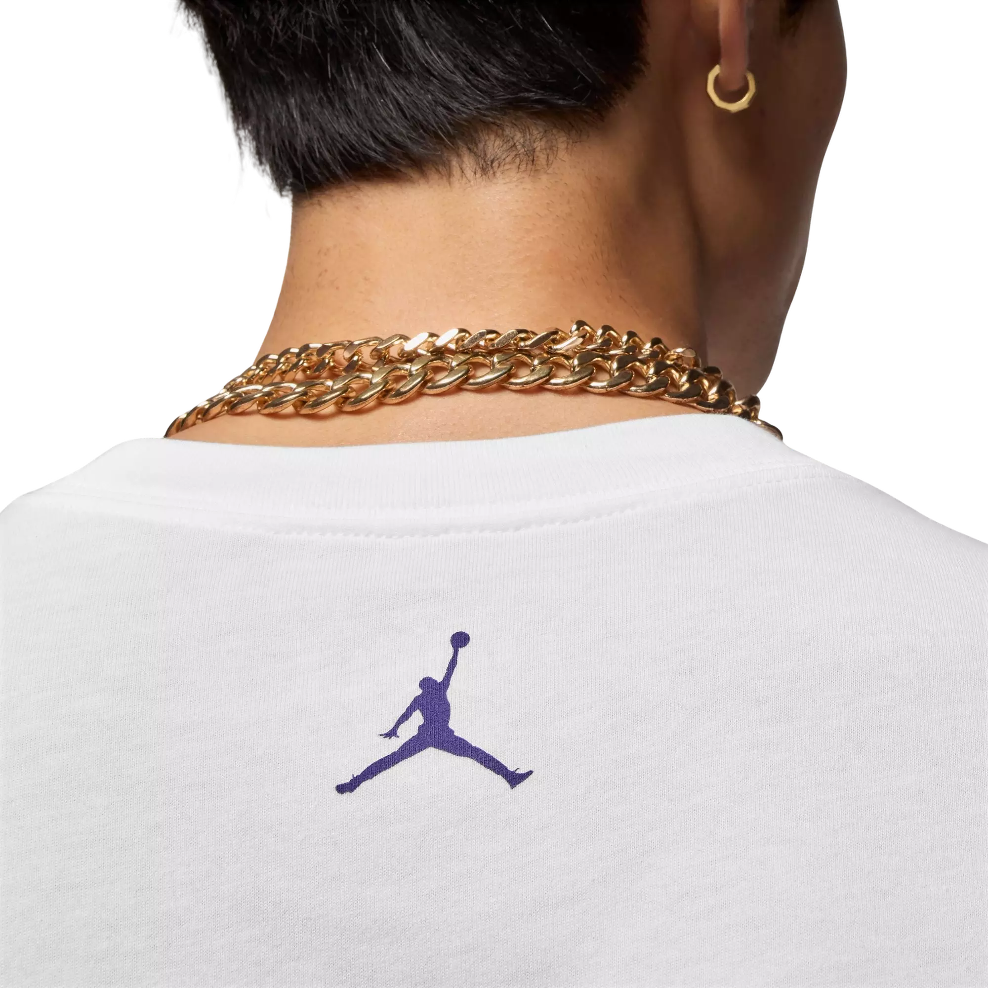 Jordan Men's AJ5 Grape Tee - White - WHITE