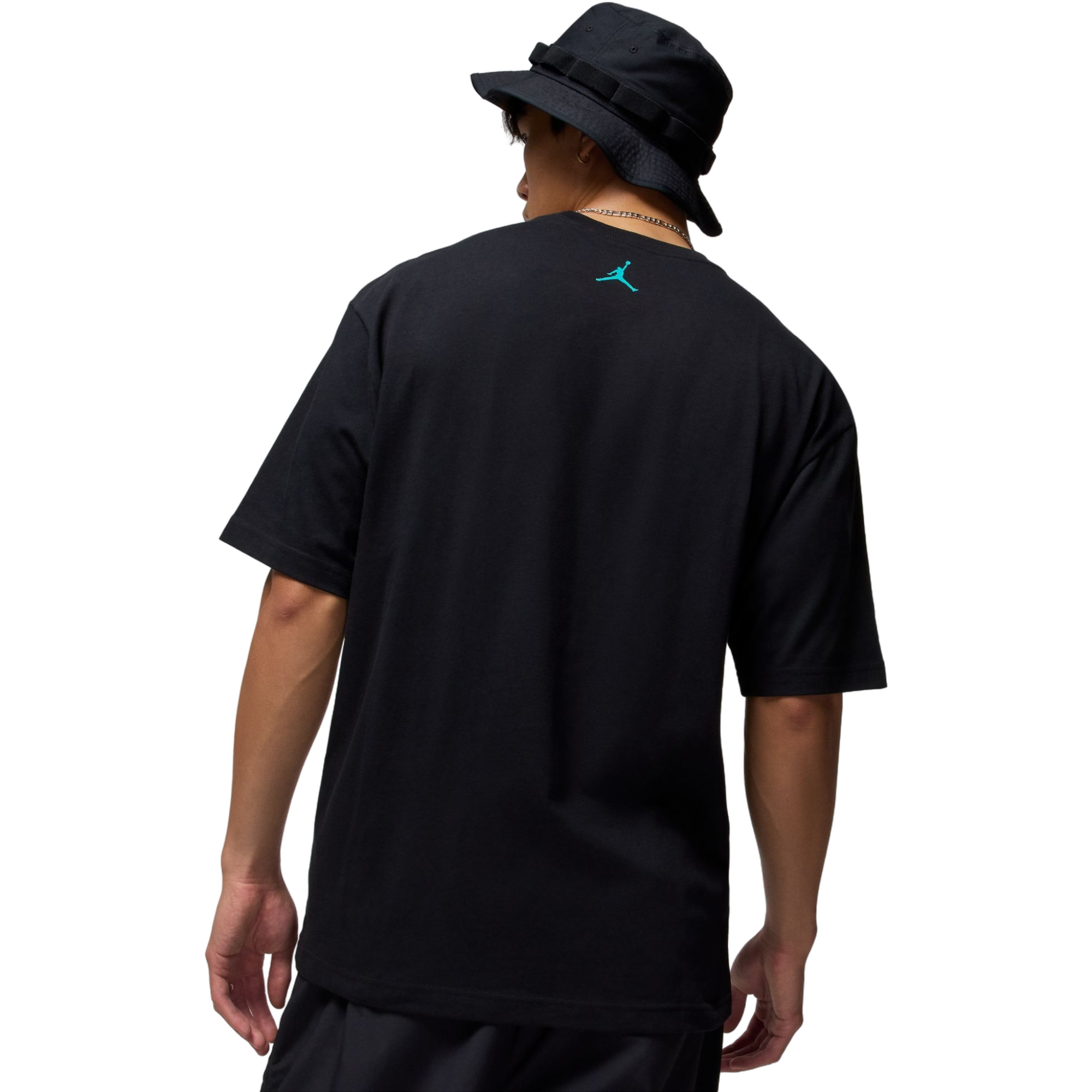 Jordan Men's AJ5 Tee - BLACK Thumbnail View 2