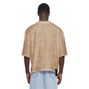 Forgotten Faces Men's Basic Crop Acid Tee - Union Beige