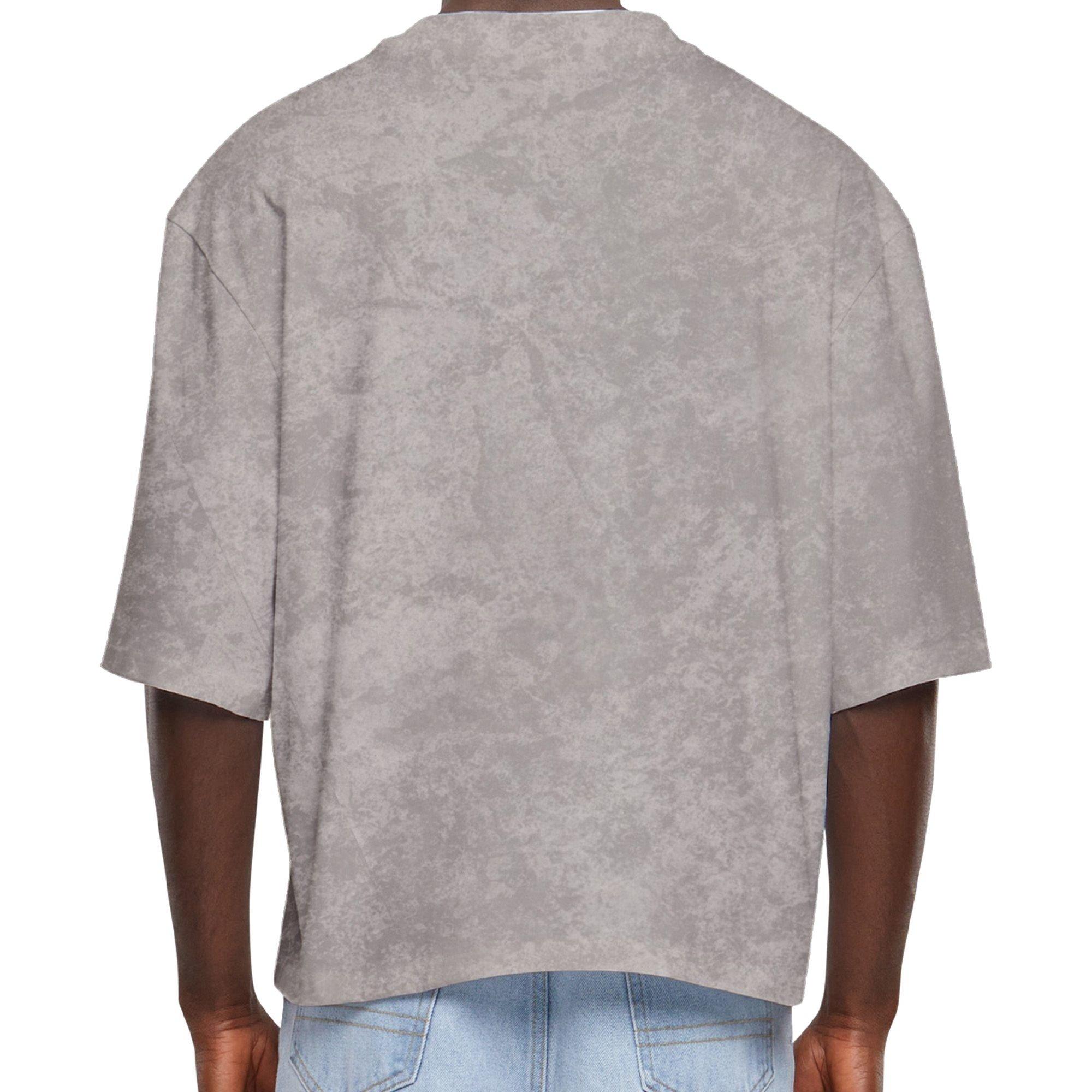 Forgotten Faces Men's Basic Crop Tee - Acid Asphalt - GREY Thumbnail View 4