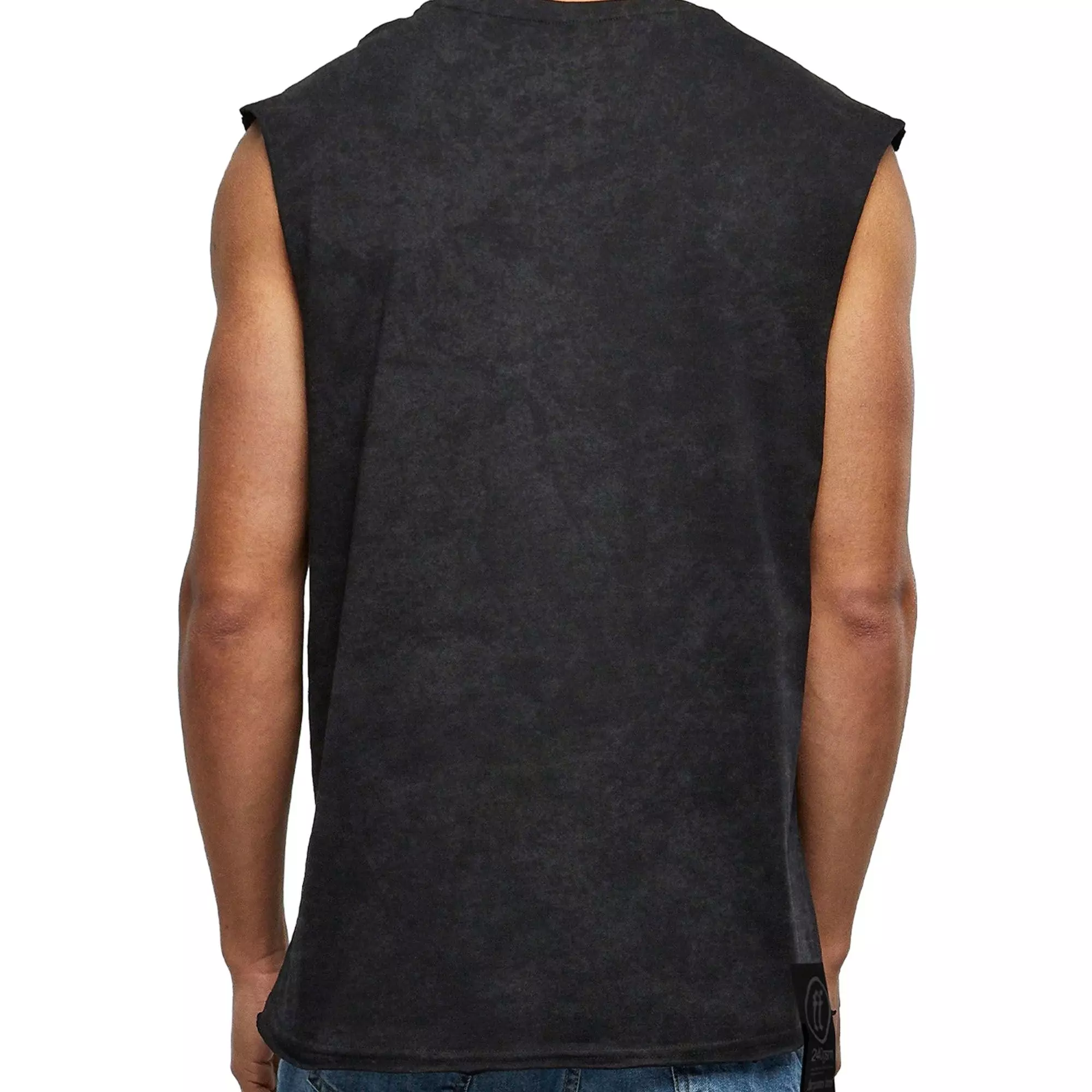 Forgotten Faces Men's Basic Muscle Tee - Acid Black - BLACK