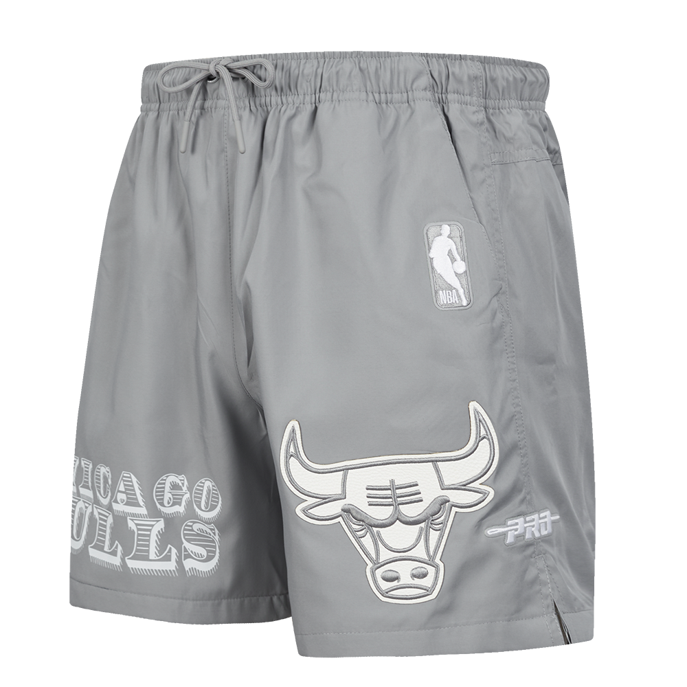 Pro Standard Chicago Bulls Pure Money Shorts-Grey, - GREY Thumbnail View 3