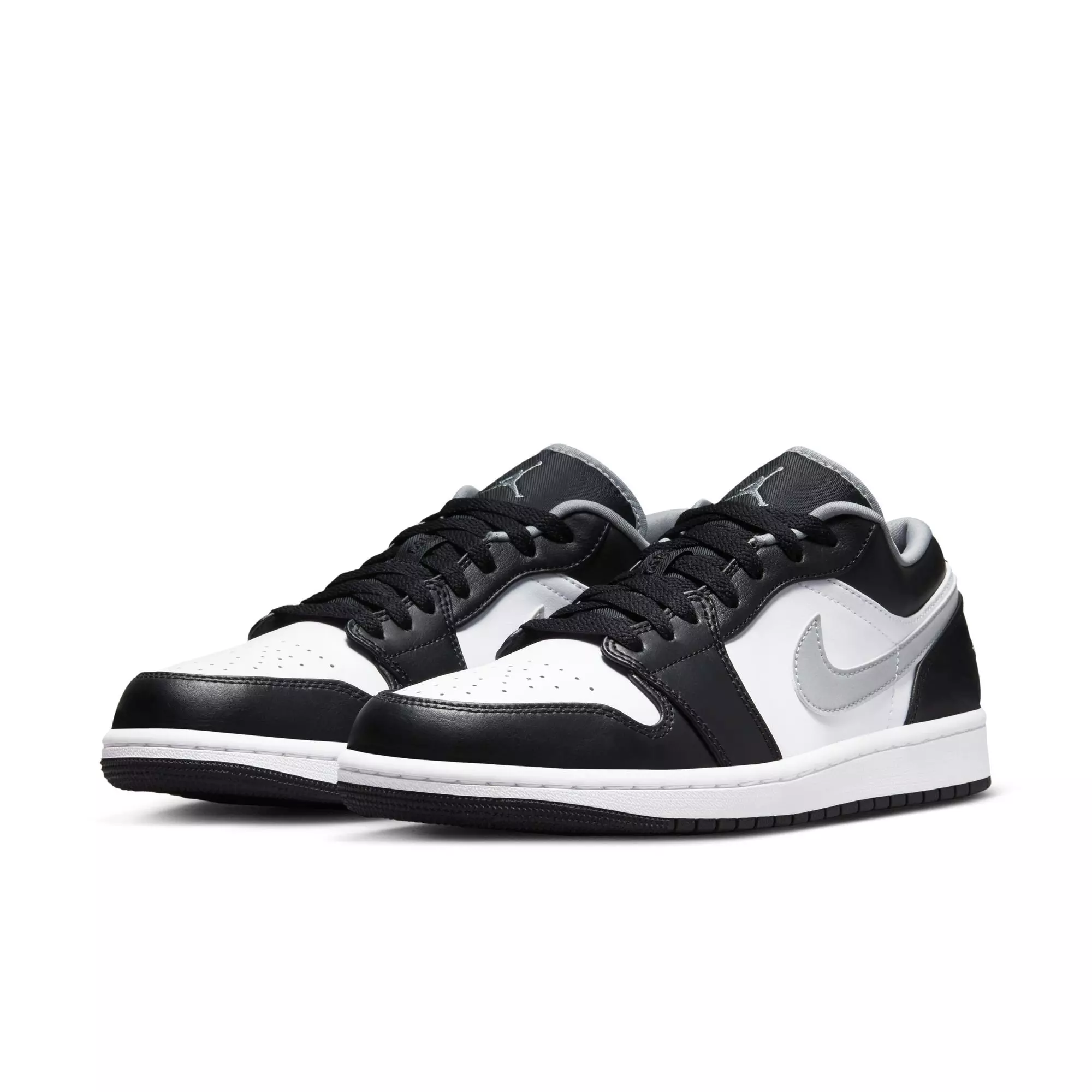 Jordan 1 Low "Black/Particle Grey/White" Men's Shoe - BLACK/GREY/WHITE