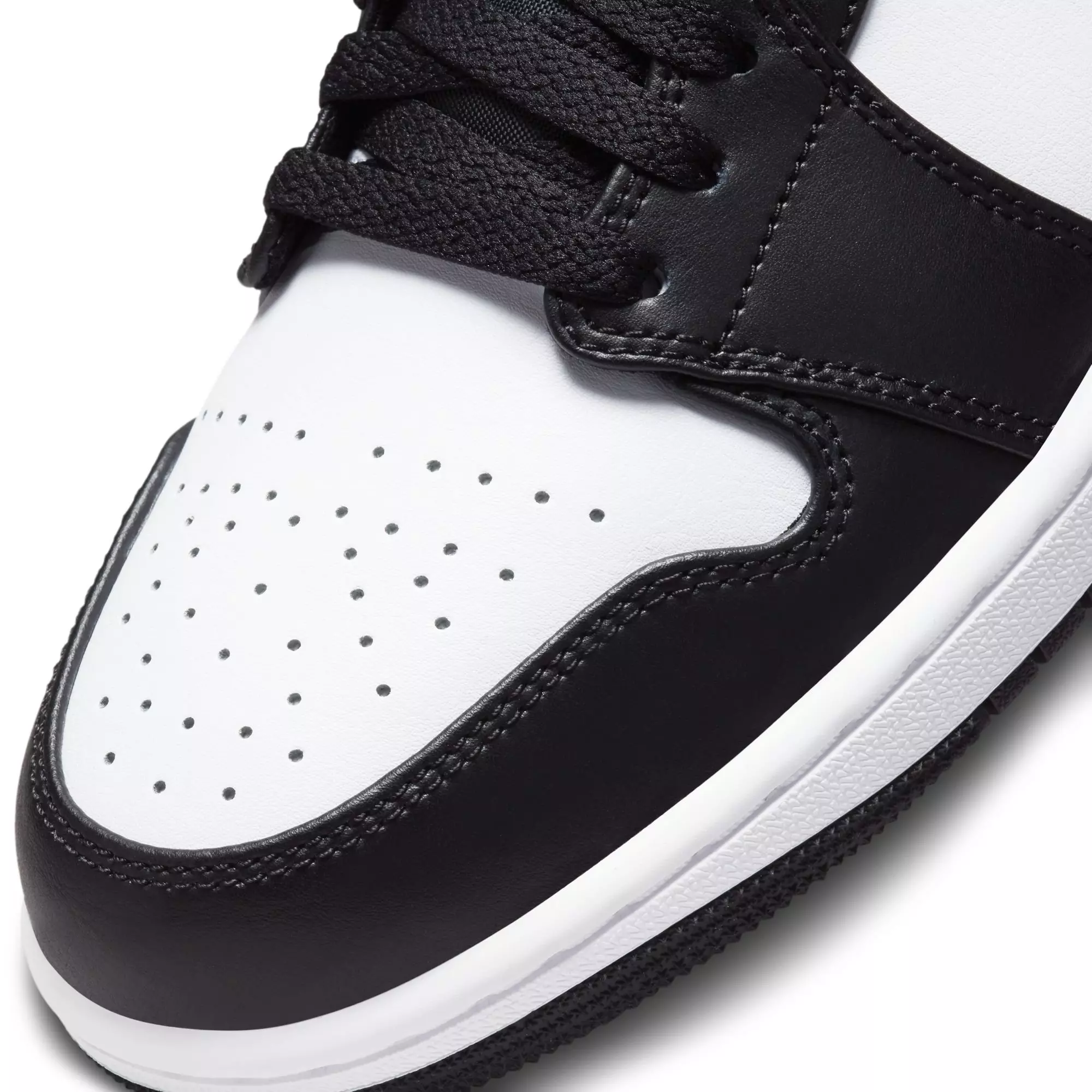 Jordan 1 Low "Black/Particle Grey/White" Men's Shoe - BLACK/GREY/WHITE