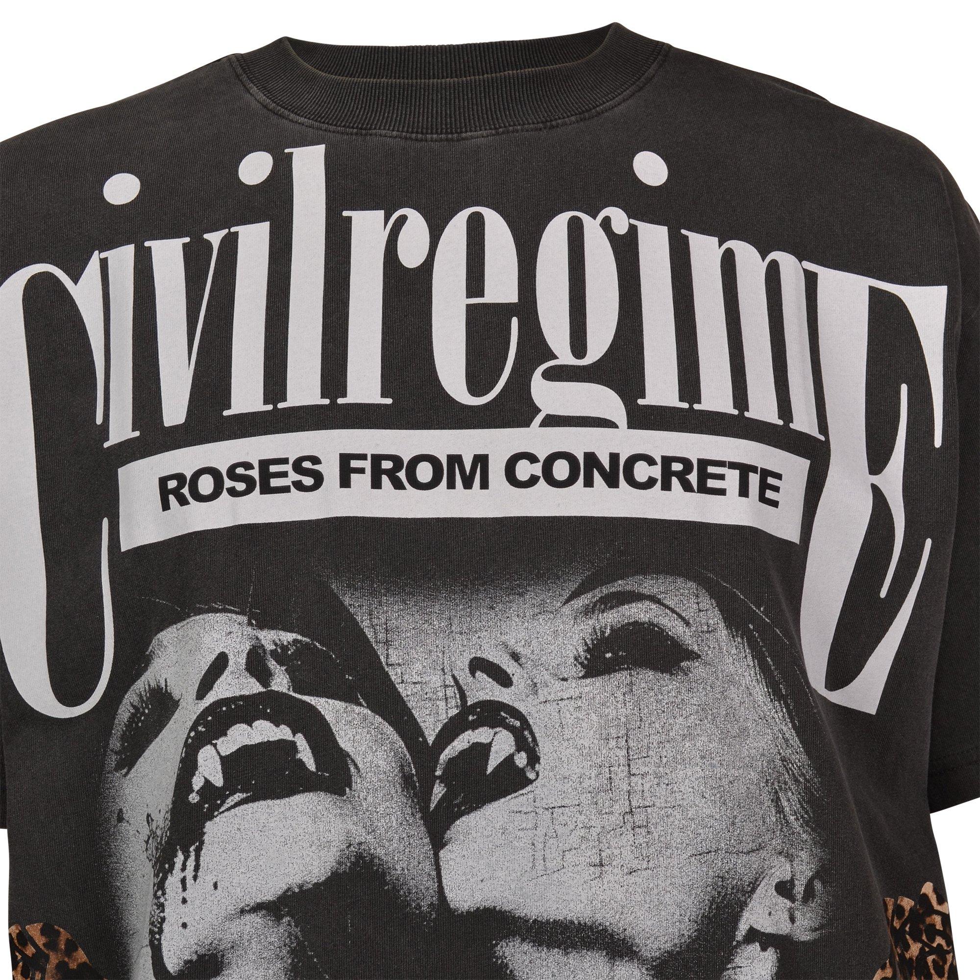 Civil Regime Men's Kiss Of Sin Tee - BLACK Thumbnail View 4
