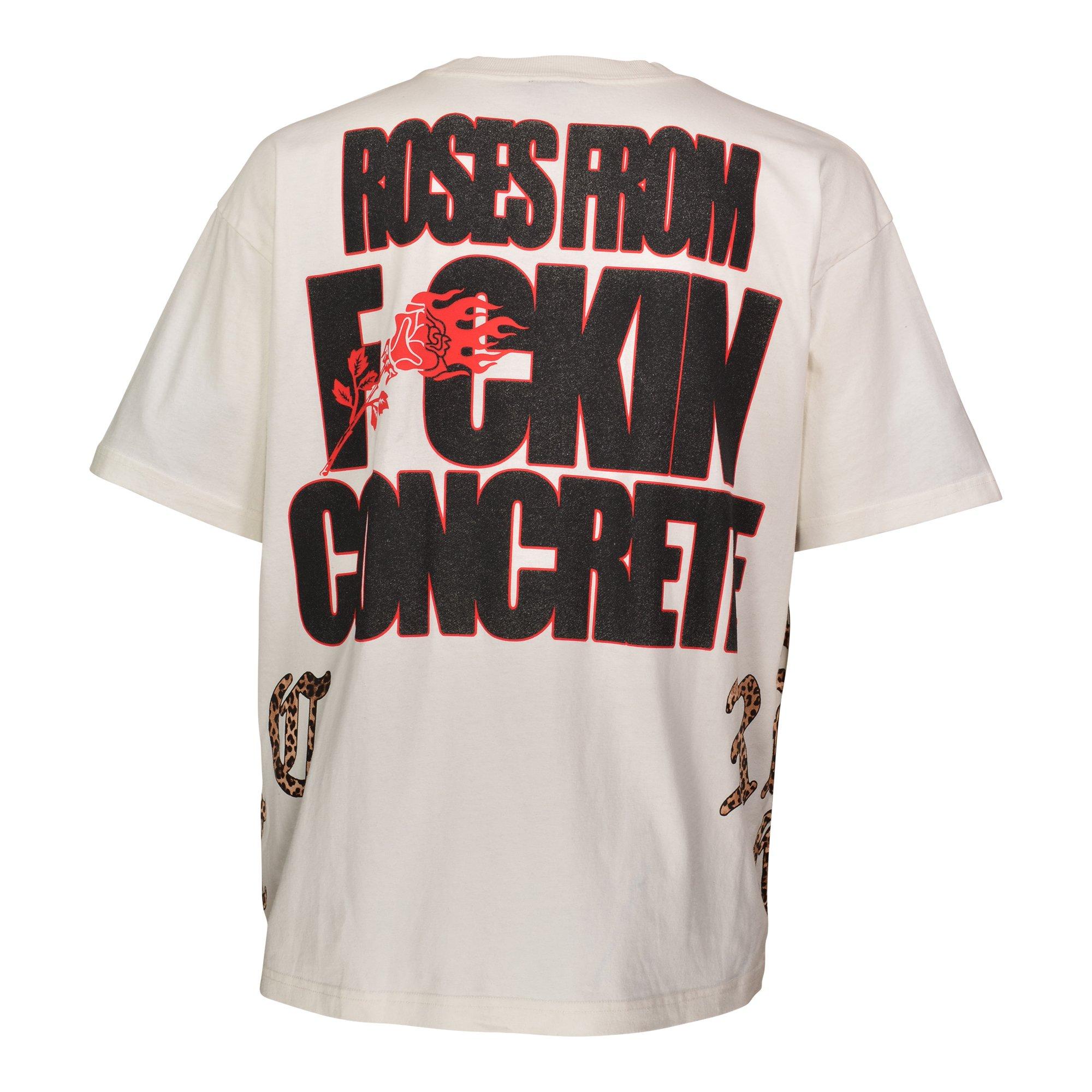 Civil Regime Men's Roses From Concrete Tee - CREAM Thumbnail View 2