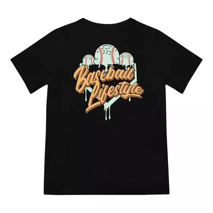 Baseball Lifestyle 101 Big Boys' Mint&nbsp;Ice Cream Tee - BLACK/GREEN
