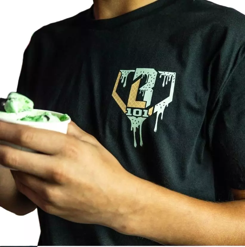 Baseball Lifestyle 101 Big Boys' Mint&nbsp;Ice Cream Tee - BLACK/GREEN
