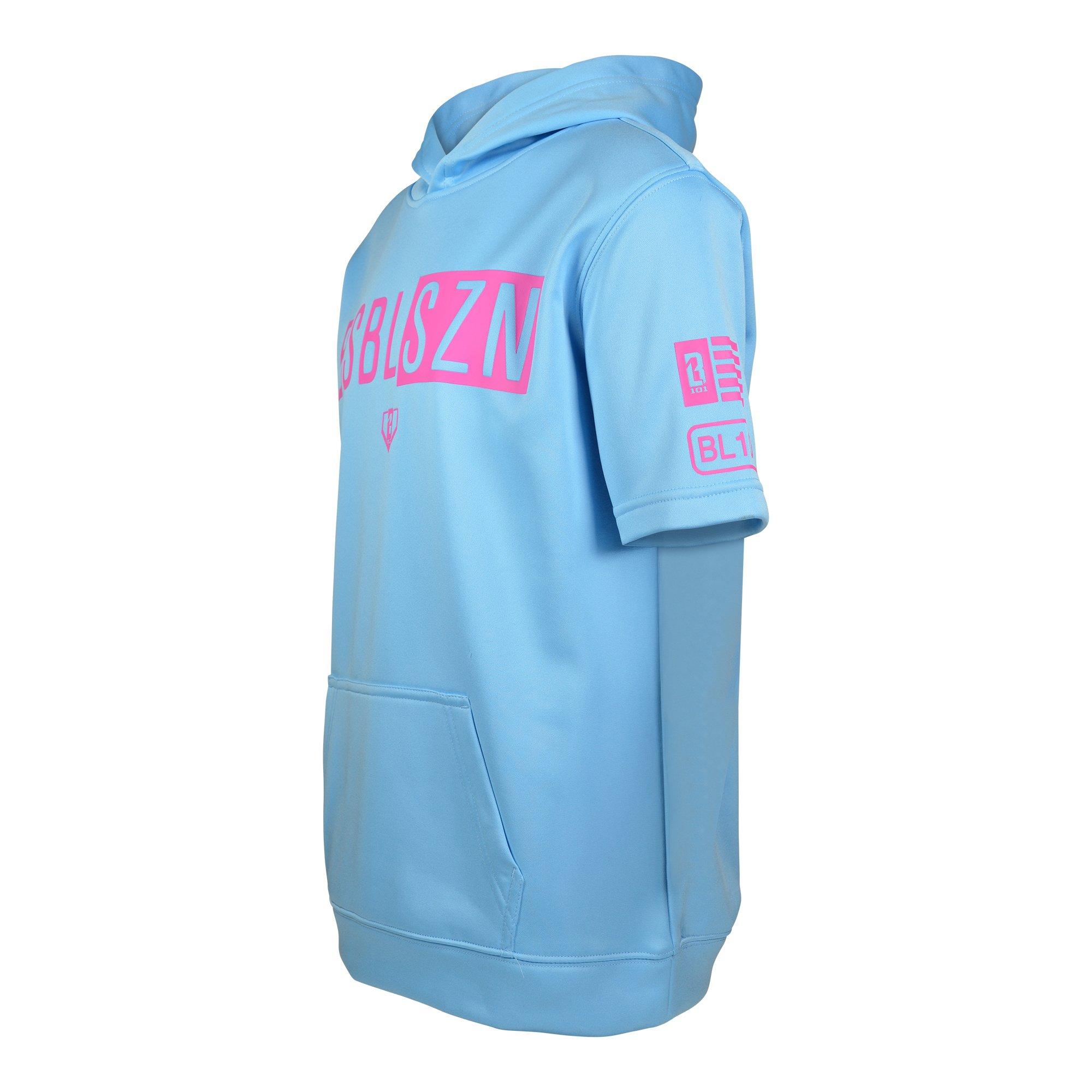 Baseball Lifestyle 101&nbsp;Sleeveless Big Boys' Blue Hoodie