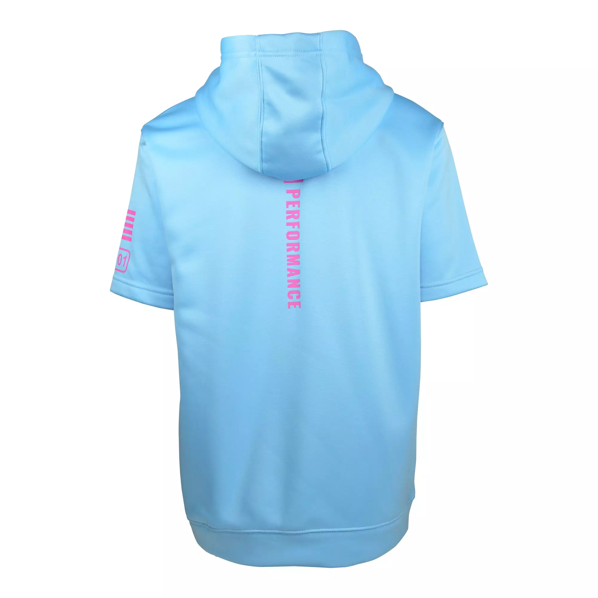 Baseball Lifestyle 101 Big Boys' Lifestyle Sleeveless Hoodie - Blue - BLUE/PINK