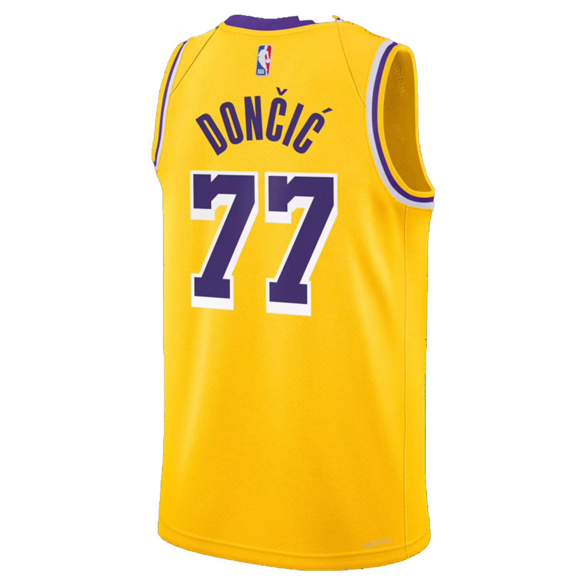Nike Youth Los Angeles Lakers Luka Doncic Jersey-Yellow/Purple - YELLOW/PURPLE