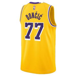 Nike Youth Los Angeles Lakers Luka Doncic Jersey-Yellow/Purple