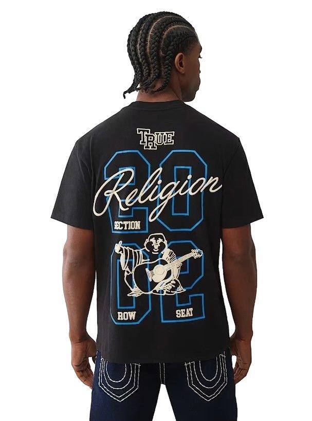 True Religion Men's University Tee - White - WHITE Thumbnail View 2