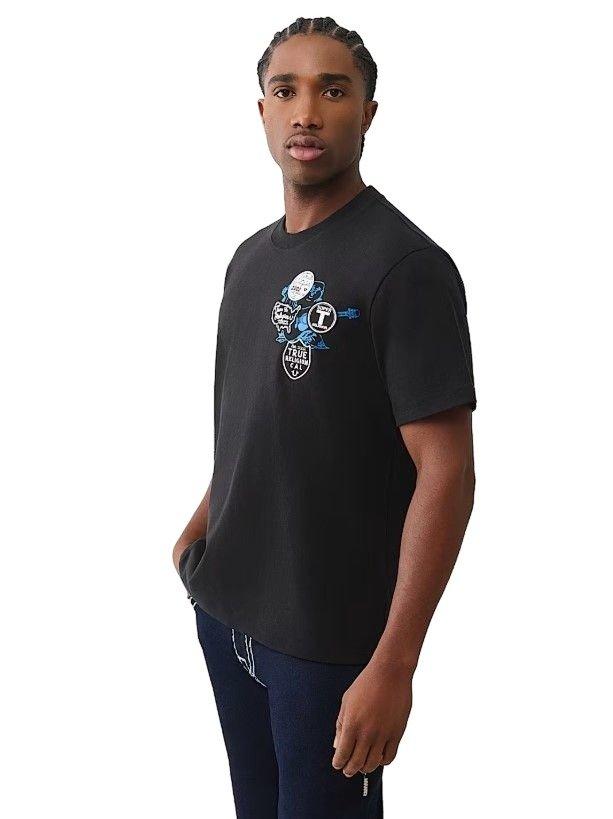 True Religion Men's University Tee - White - WHITE Thumbnail View 3